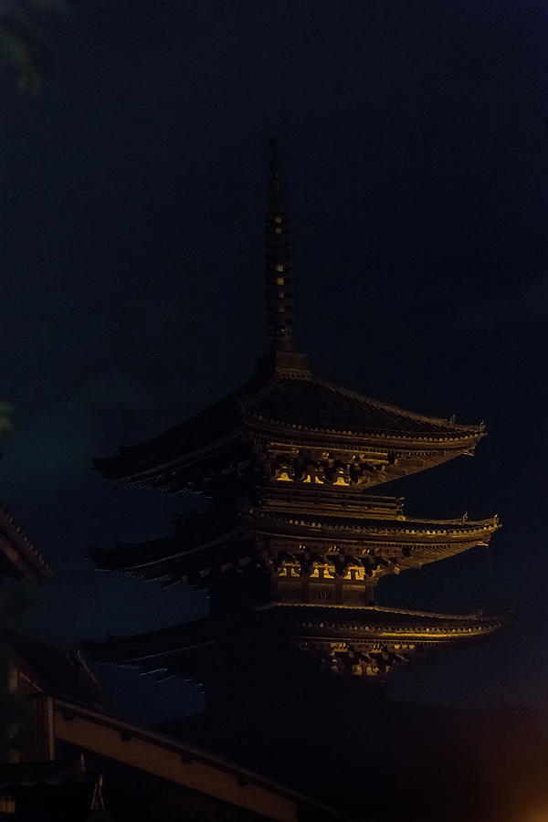 Yasaka Pagoda at Dusk Photograph by Alex Lapidus