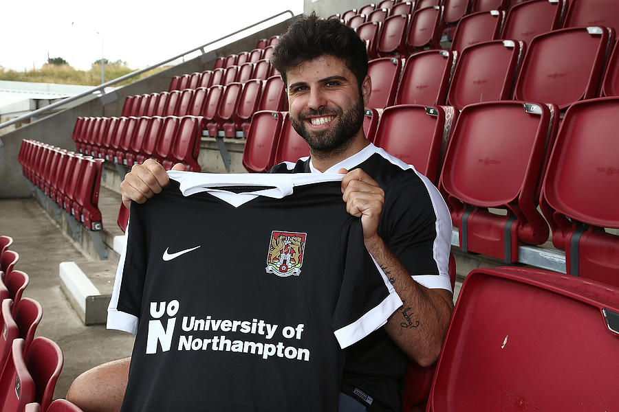 Yaser Kasim Signs For Northampton Town FC Photograph by Pete Norton