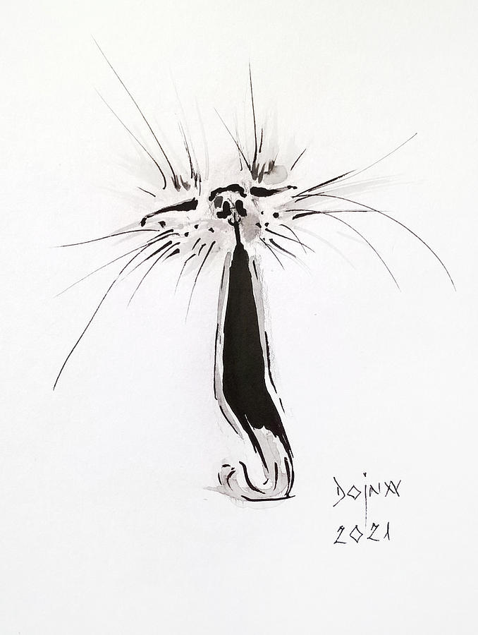 Yawn Drawing by Doina Balanescu - Fine Art America