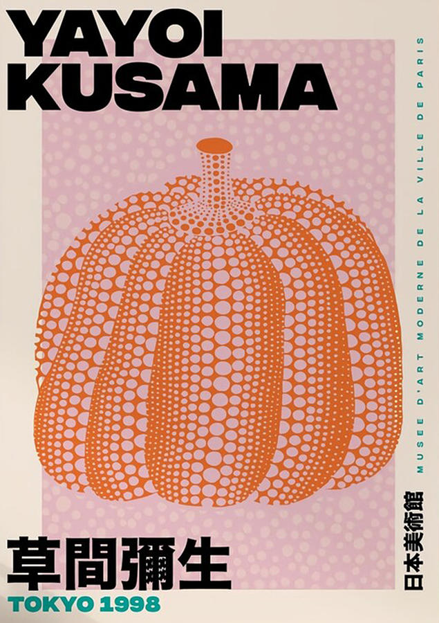 Art Classics wall art - 'Yayoi Kusama, Tokyo 1998