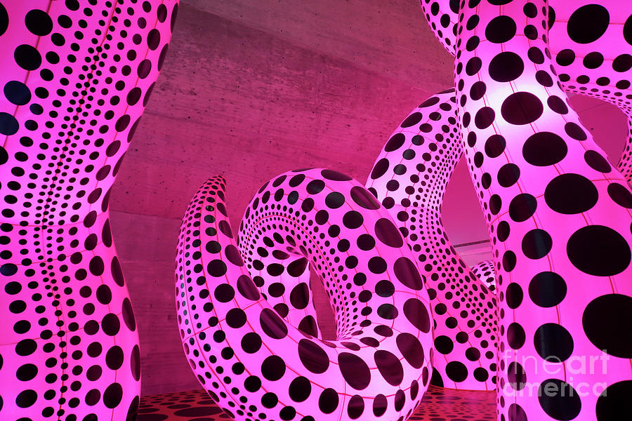 Yayoi Kusama exhibition aa36 Photograph by Vladi Alon - Fine Art America