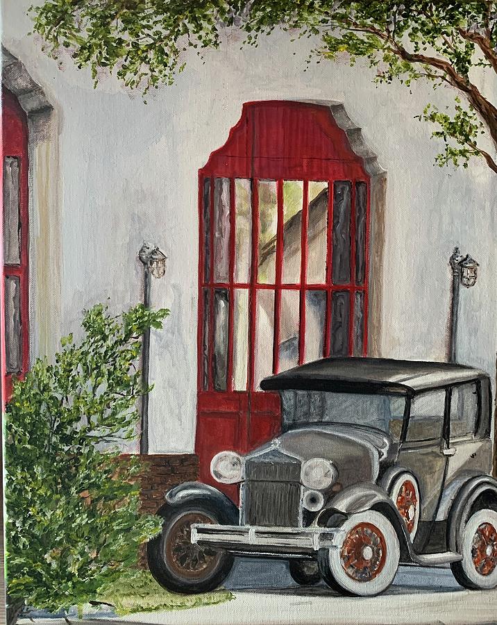 Ybor Firehouse  Painting by Lynn Shaffer