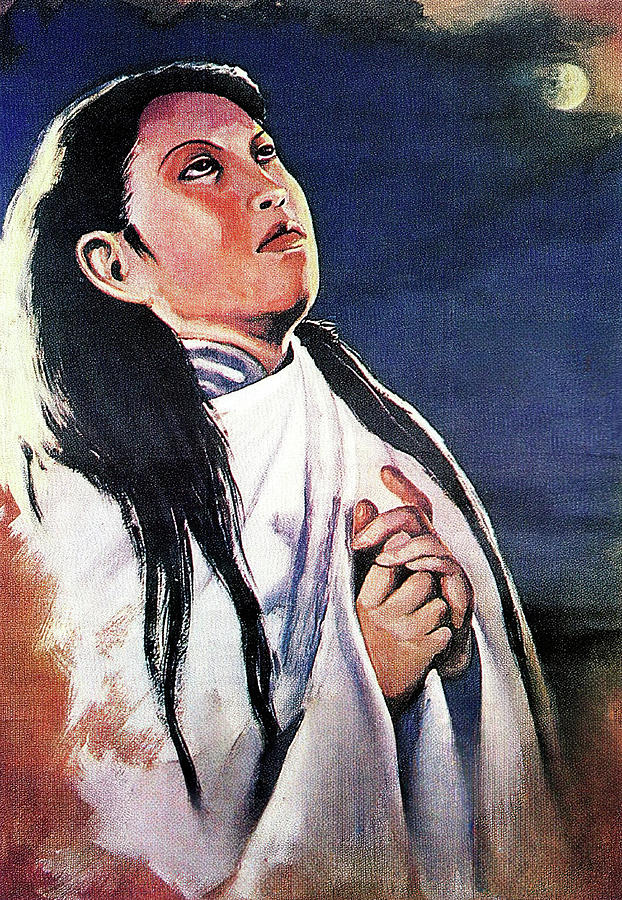 Vintage Painting - Ye Ban Ge Sheng, 1937, movie poster painting from China by Movie World Posters