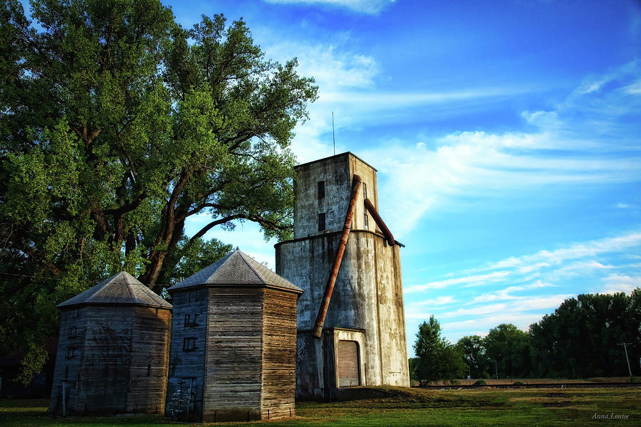 Ye Old Granary and Silos Photograph by Anna Louise