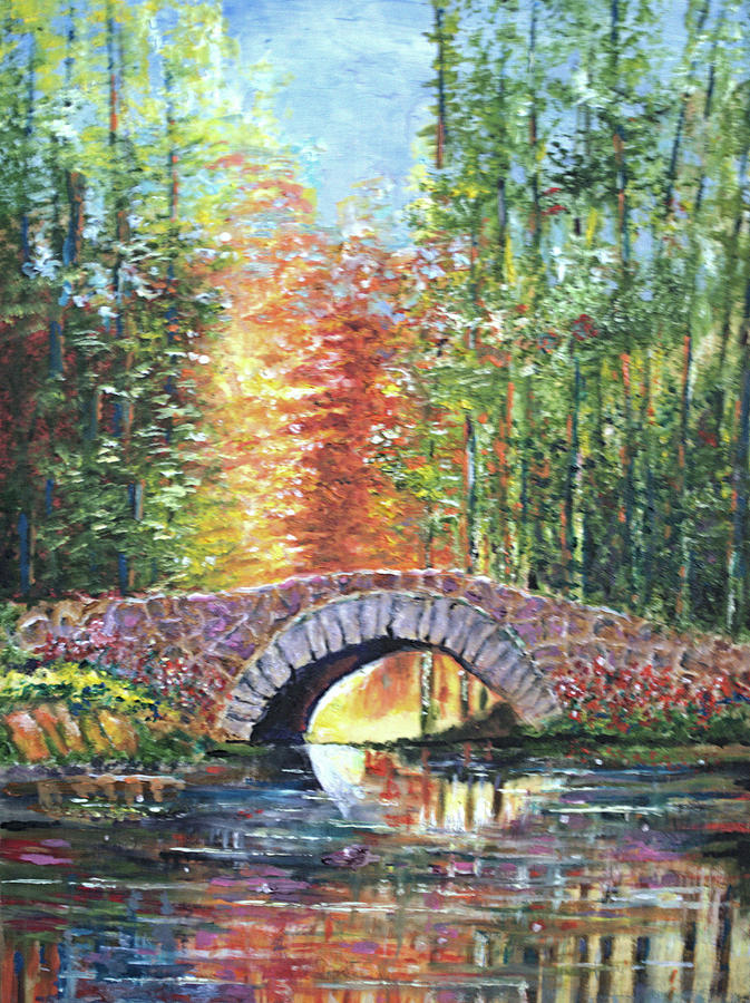 Ye Olde Bridge Painting by Paul Sandilands - Fine Art America