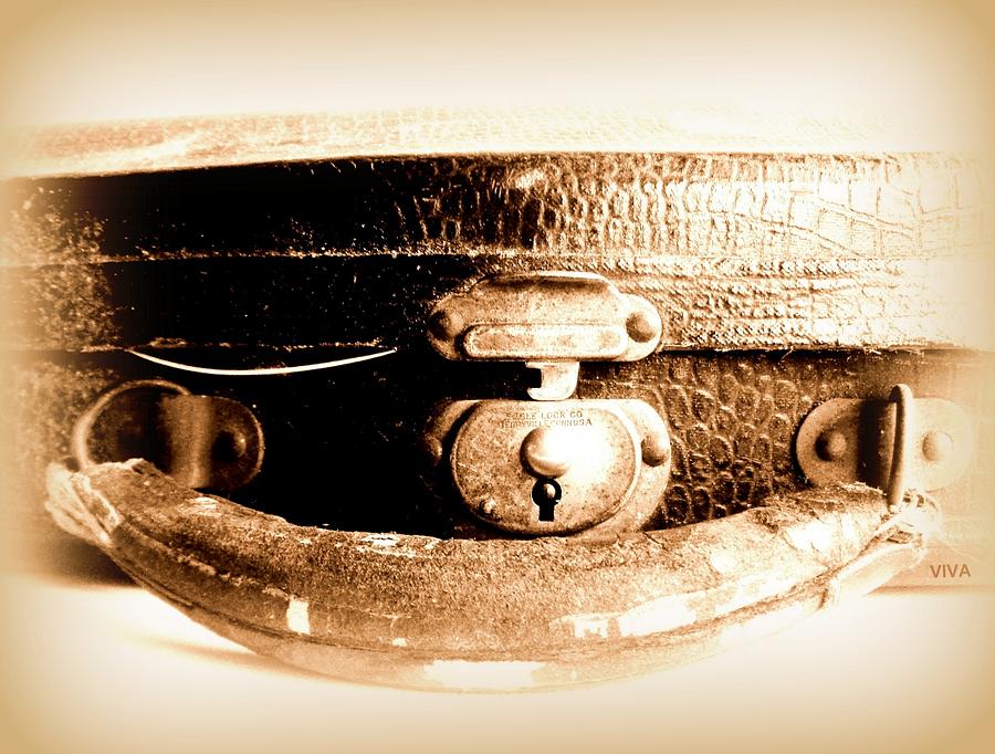 Ye Olde Violin Case - Circa 1937 Photograph by VIVA Anderson