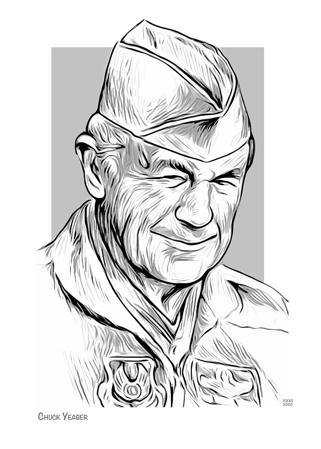 Chuck Yeager Digital Art - Yeager by Greg Joens