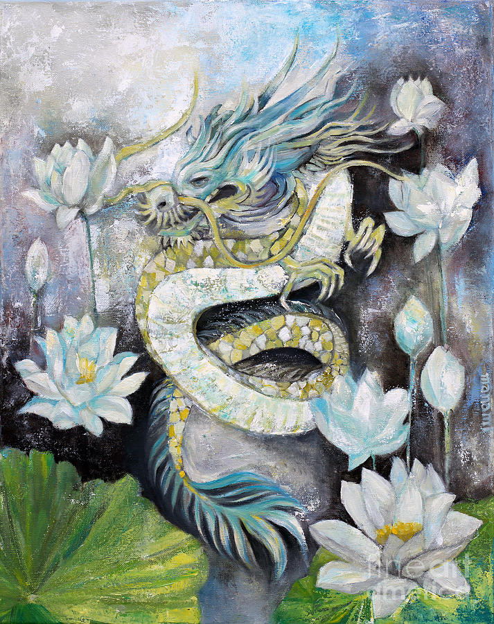 Year of Dragon Painting by Manami Lingerfelt