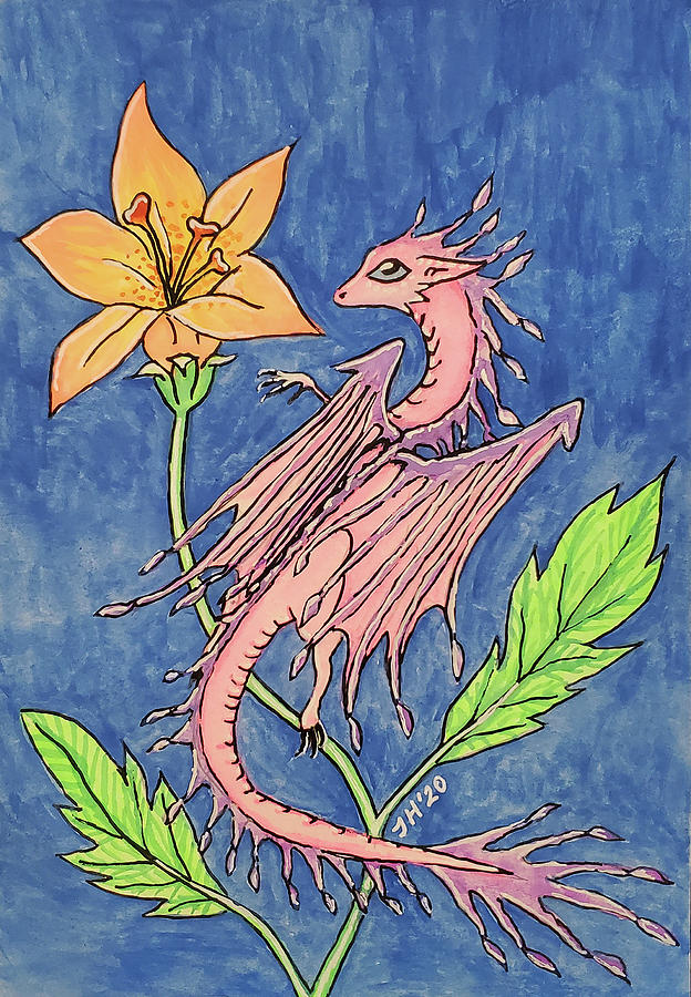 Year of the Dragon Painting by Jean Haynes