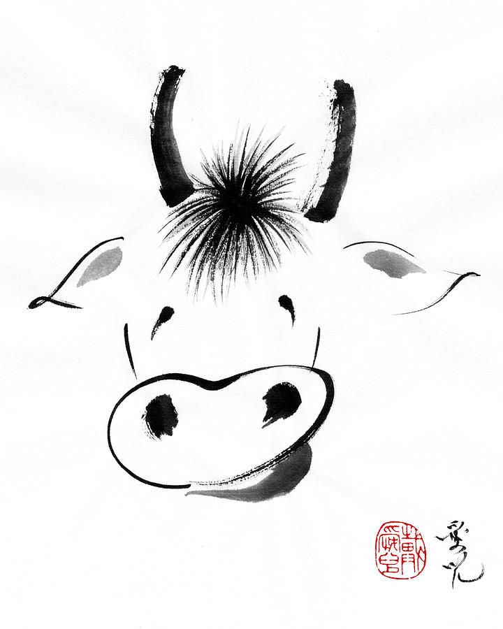 Year of The Ox Painting by Oiyee At Oystudio