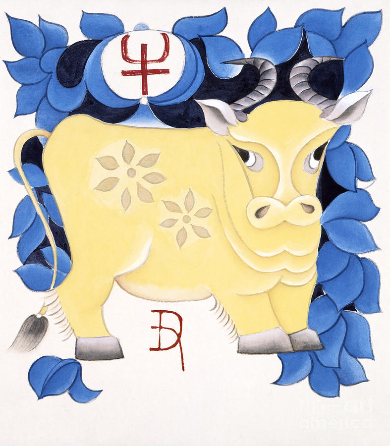 Year Of The Ox Painting by Zu Tianli