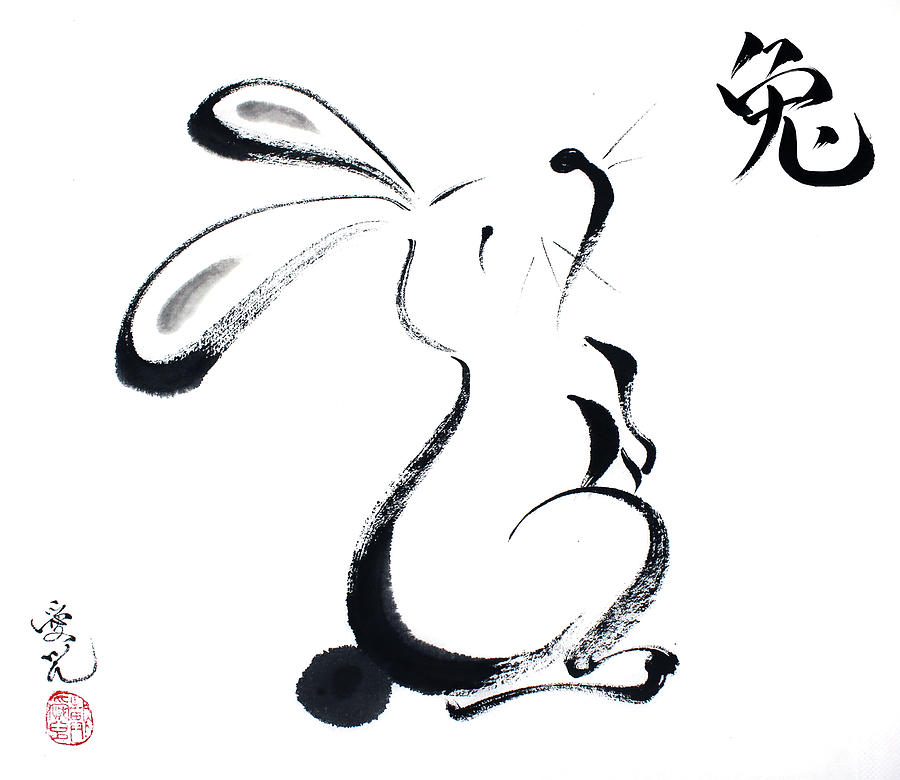 Hong Kong Painting - Year of the Rabbit by Oiyee At Oystudio