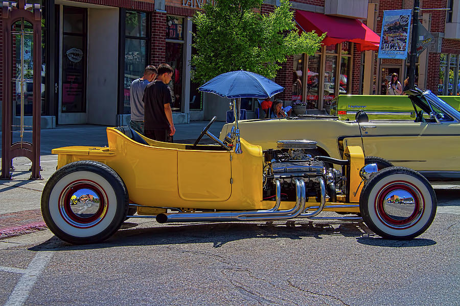 Yellow 1920 Ford Hot Rod Photograph By Nick Gray