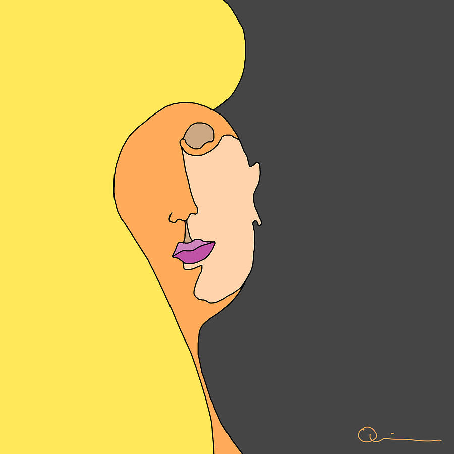 Yellow 3 Digital Art by Jeffrey Quiros