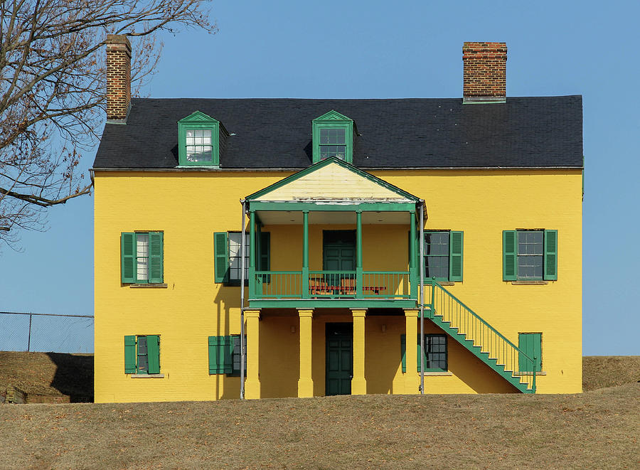 Yellow and Green House Photograph by Amy Sorvillo - Pixels