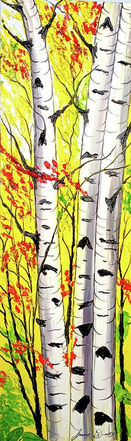 Yellow Autumn  Painting by James Dunbar
