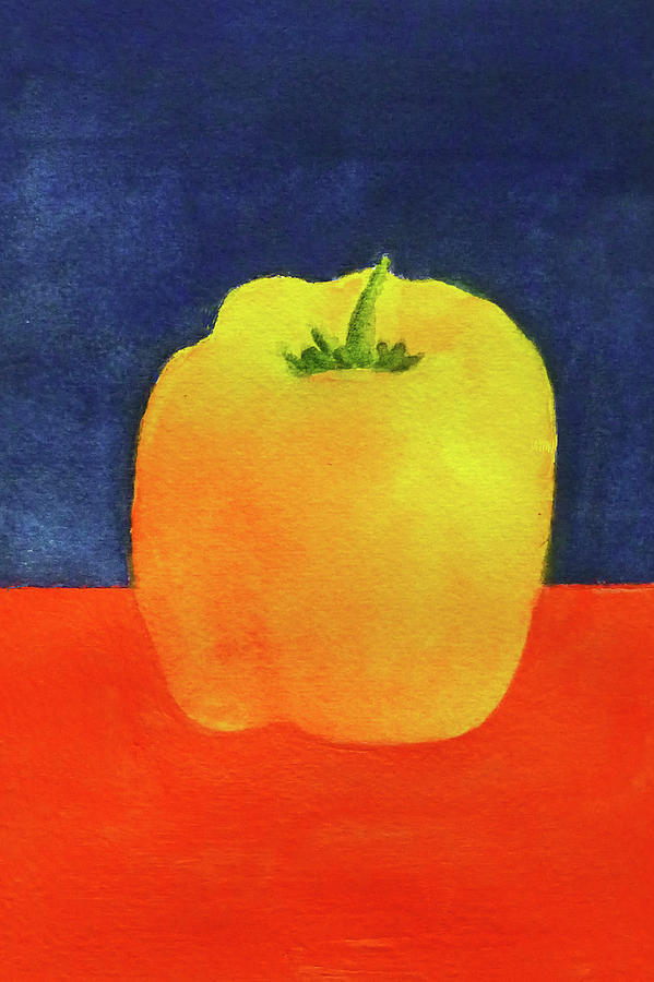 Yellow Bell Pepper Painting by Patricia Kilian Fine Art America