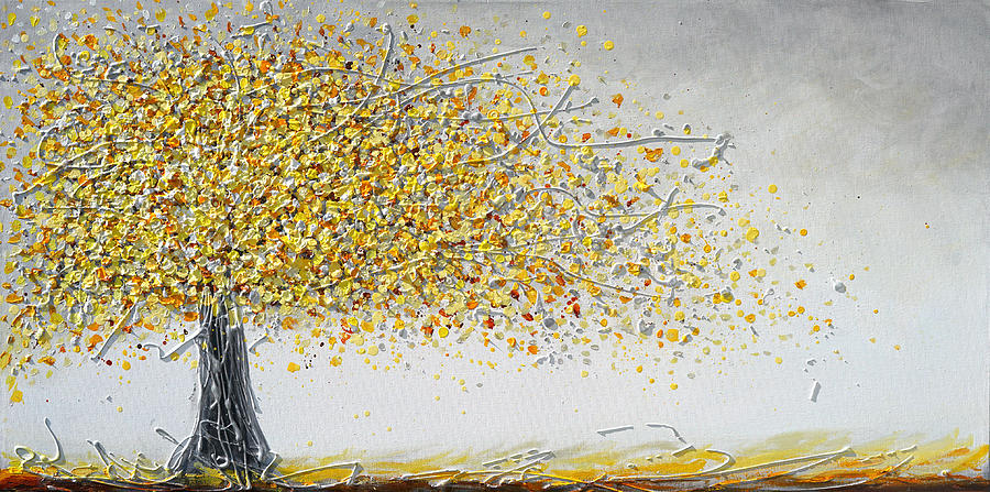 Yellow Bloom Painting by Amanda Dagg