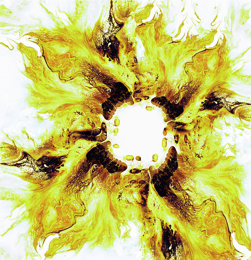 Yellow Digital Art by Courtney And a Canvas - Fine Art America