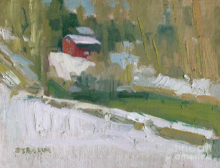Yellow Creek - Poland, Ohio Painting by Paul Strahm