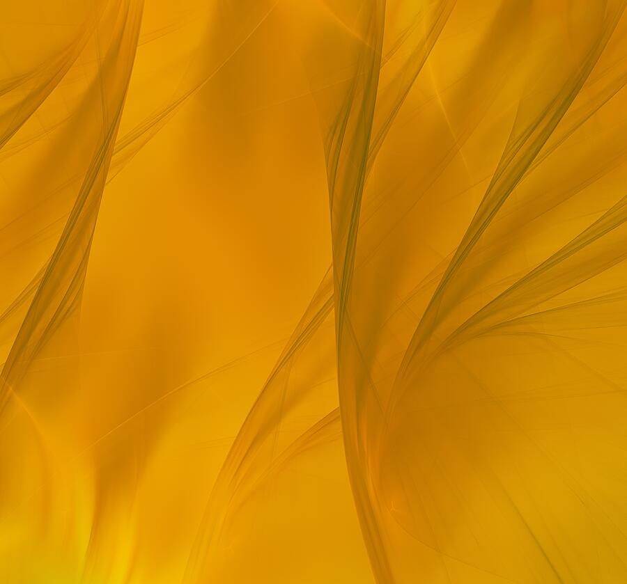 Yellow Curtains/Digital Art Digital Art by Aleksandrs Drozdovs