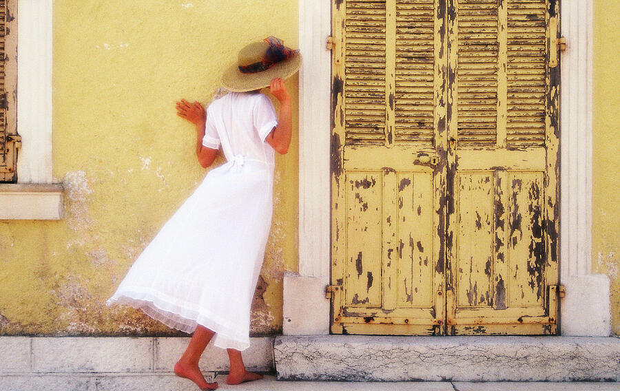 Yellow Door Photograph by Angelika Vogel