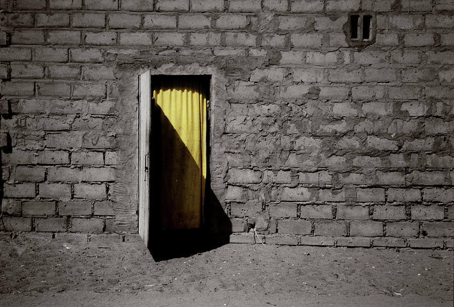 Yellow Doorway Photograph by Wayne King