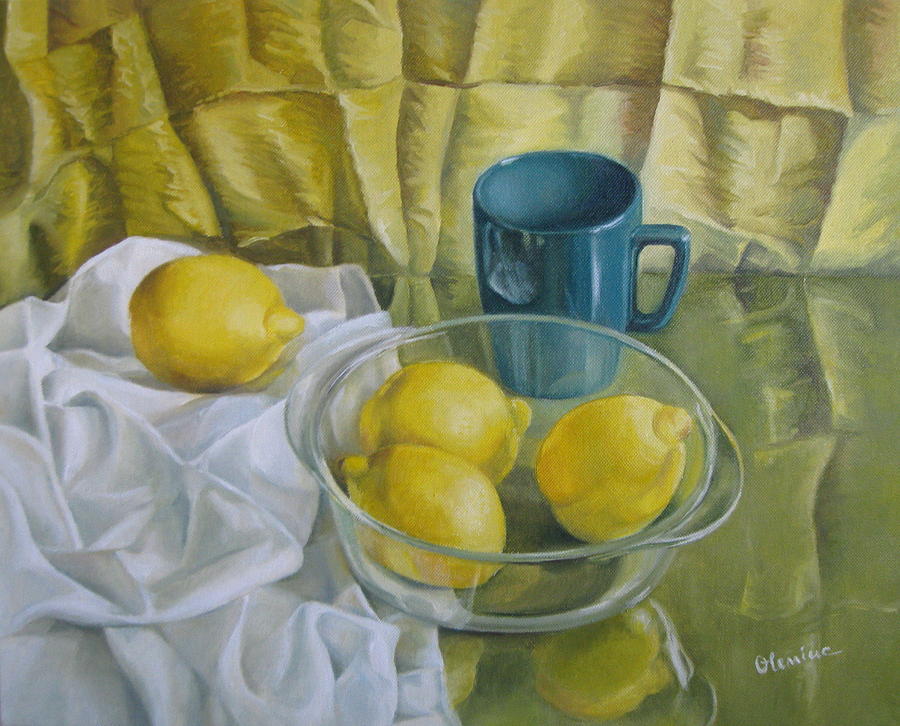 Yellow Painting by Elena Oleniuc