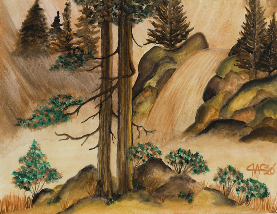 Huangse Qiutian Yellow Fall Painting by The GYPSY and Mad Hatter