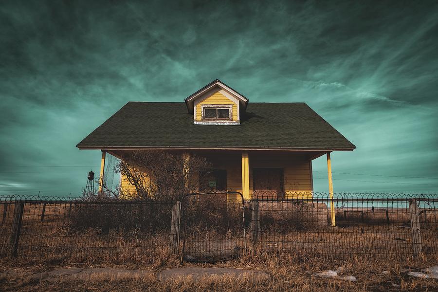 Yellow Ghost House Photograph