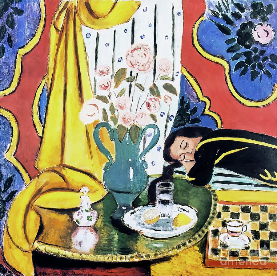 Yellow Harmony by Henri Matisse 1928 Painting by Henri Matisse - Fine ...