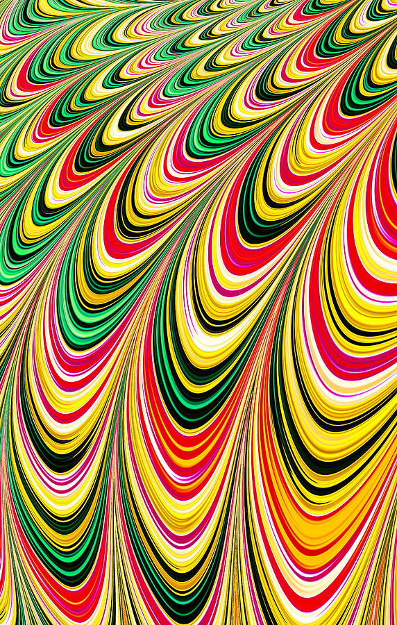 Yellow Illusion Digital Art by Vickie Fiveash