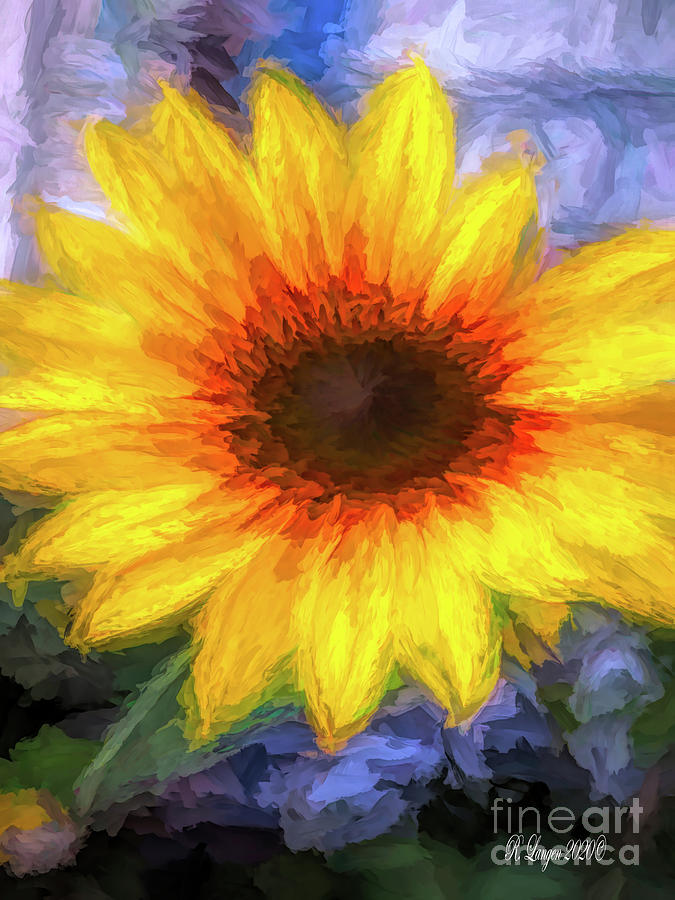 Yellow Impression  Digital Art by Rebecca Langen
