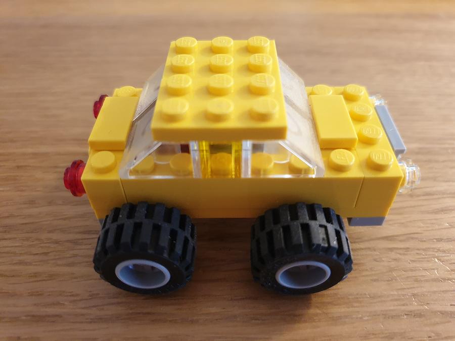 Yellow Lego Vehicle Photograph by Emmie Norfolk - Fine Art America