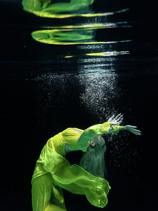 Yellow Mermaid Photograph by Gemma Silvestre