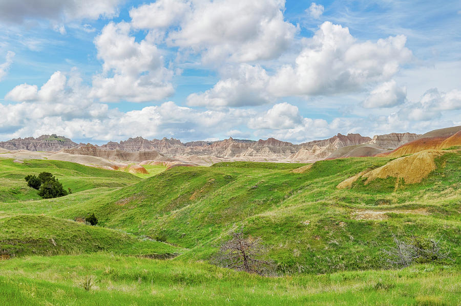 Yellow Mounds Overlook Badlands Photograph by Kyle Hanson