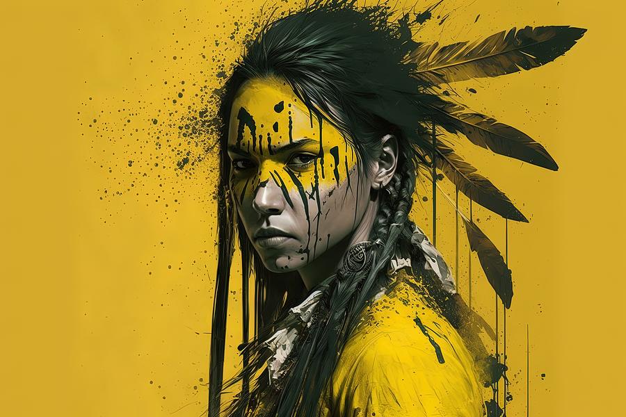 Yellow Nativepunk #1 Photograph by John Williams
