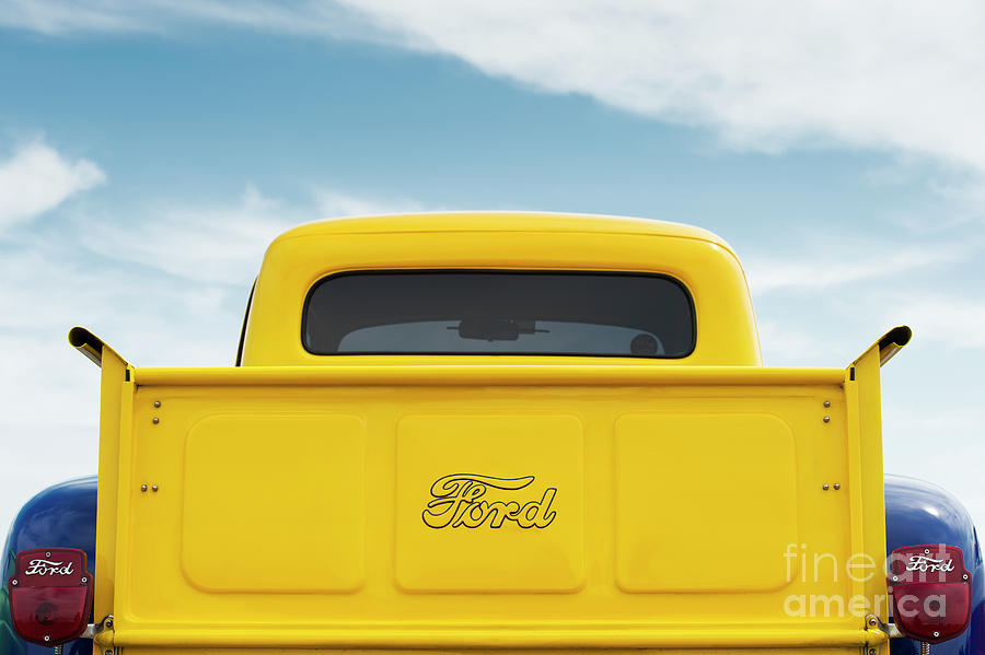 Yellow Pickup Photograph by Tim Gainey