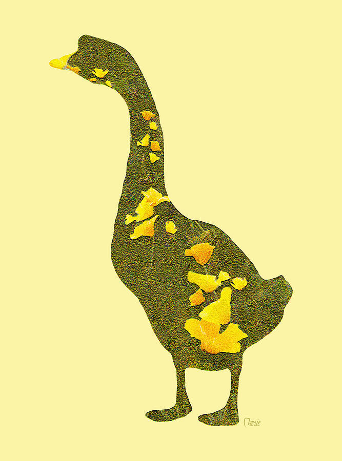 Yellow Poppy Goose Digital Art by Bamalam Art Yellow Poppy Goose Digital Art by Bamalam Art