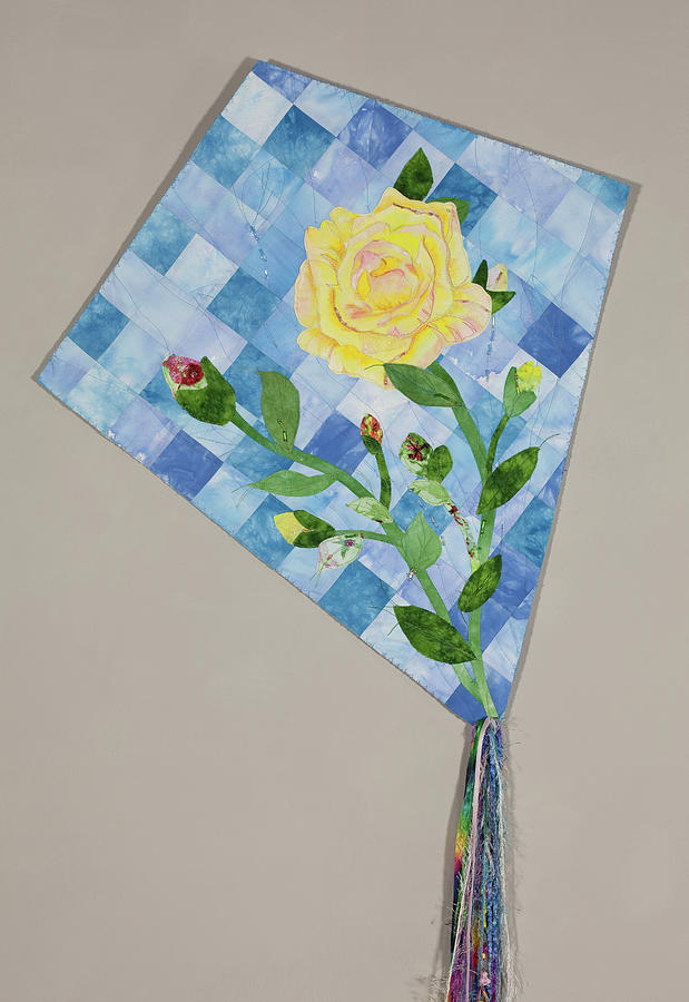 Yellow Rose of Texas 2 Mixed Media by Vivian Aumond