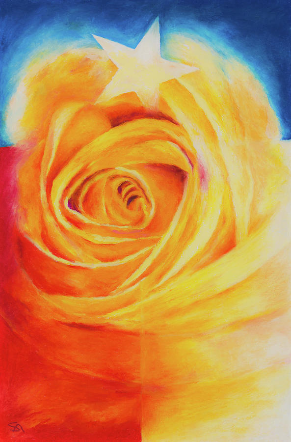 Yellow Rose of Texas Painting by Stephen Anderson