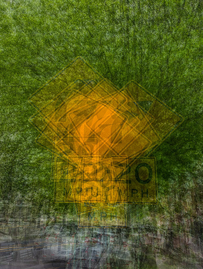 Yellow Sign Photograph by Cate Franklyn Yellow Sign Photograph by Cate Franklyn