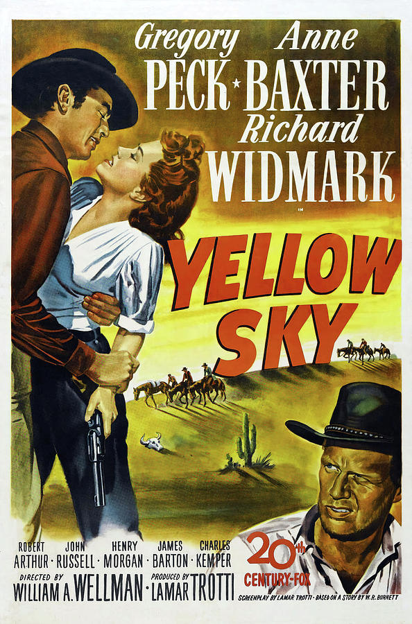 YELLOW SKY -1948-, directed by WILLIAM A. WELLMAN. Photograph by Album