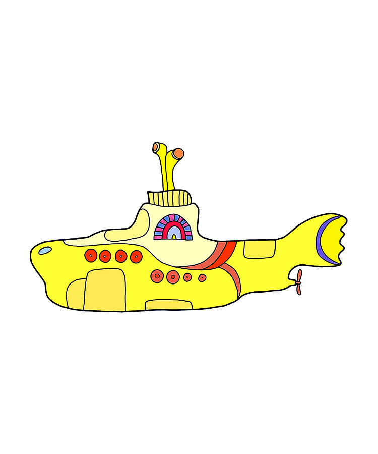 Yellow Submarine Painting by Sarah Carlos - Fine Art America