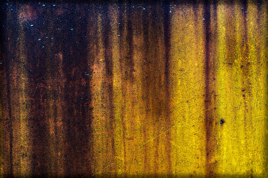 Yellow Texture Photograph by Carrie Hannigan