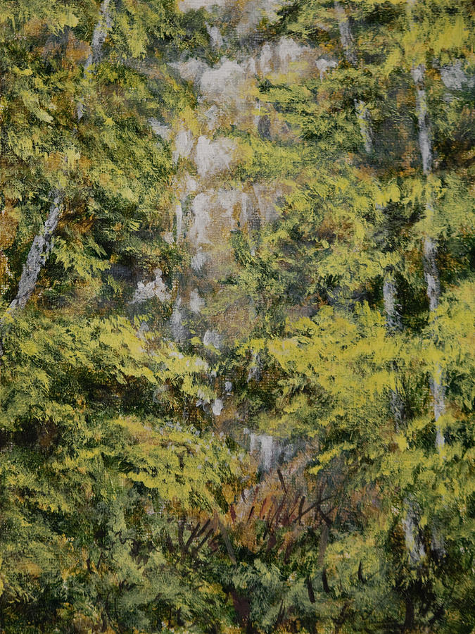Tree Painting - Yellow Trees by Paul Illian
