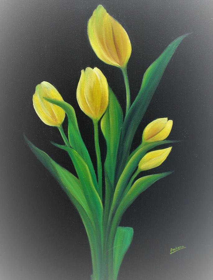 Yellow Tulip by Archana Gautam