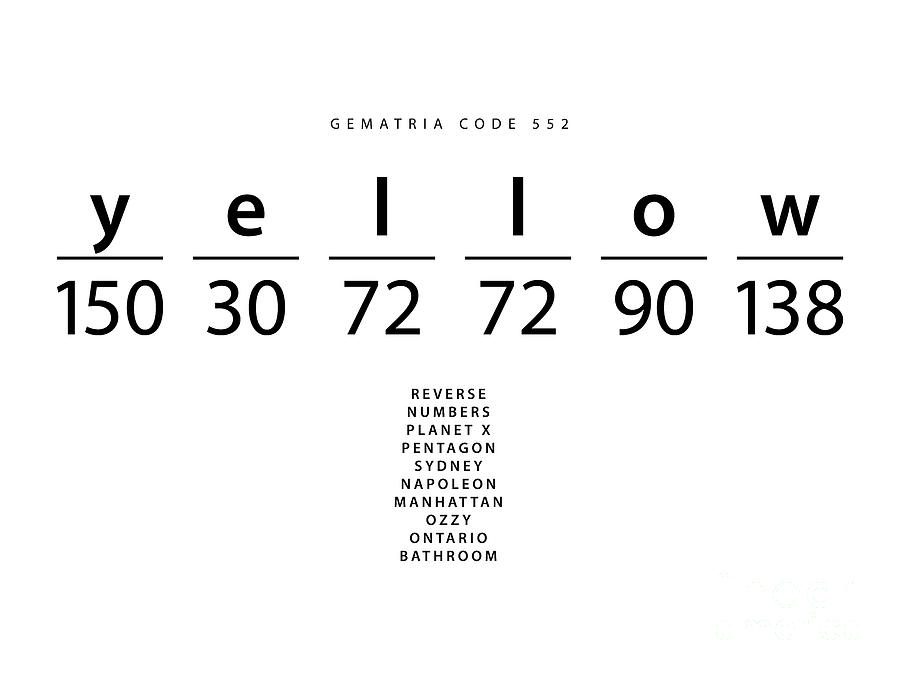 yellow-word-code-in-the-english-gematria-digital-art-by-ingo-menhard-fine-art-america