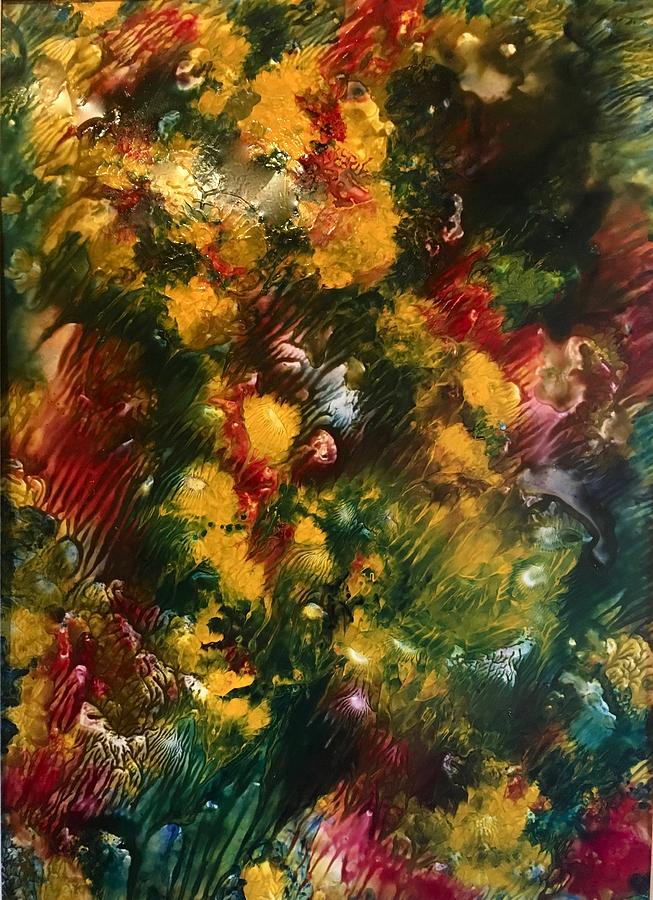 Yellows Wild Painting by Janice Nabors Raiteri