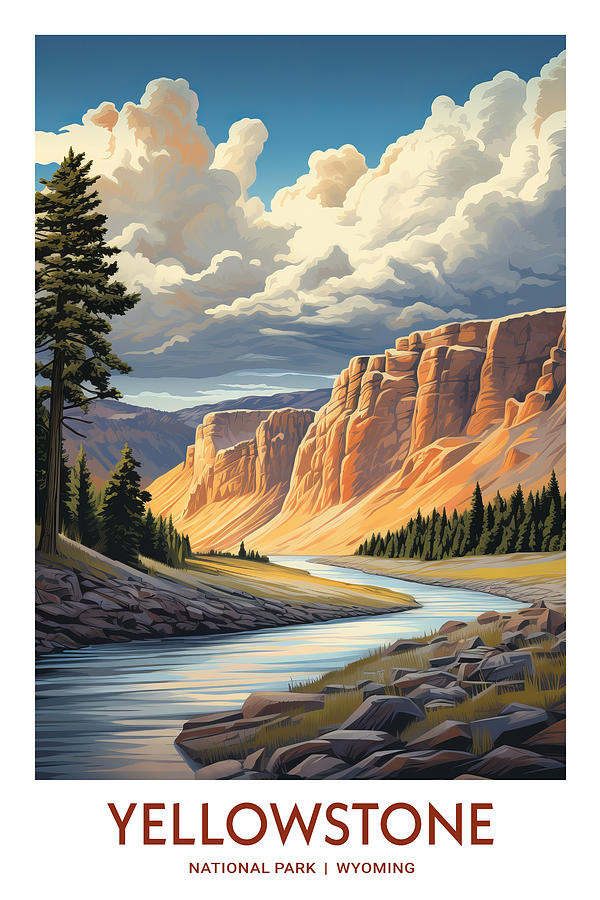 Kevin Costner Painting - Yellowstone by Land of Dreams